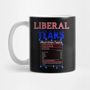 Liberal Tears - Pro Trump Patriot American Mug